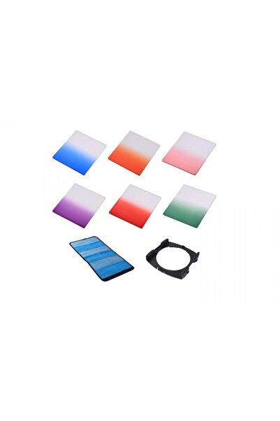 Generic Kit 6 filtre Graduate Culoare + suport compatibil Cokin P
