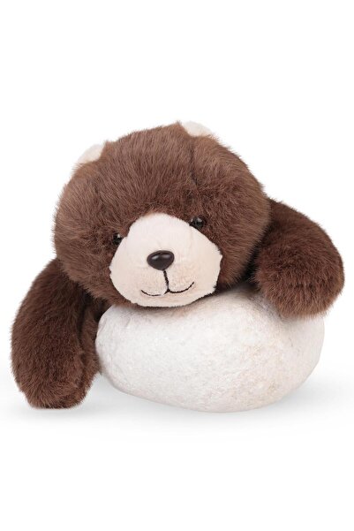 CAN OYUNCAK Lying Animal Series (Brown Bear) - Standard Standard