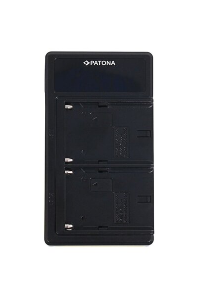 Patona Incarcator Dual LCD USB replace Sony NP-F970 NP-F960 NP-F950 DCR-VX210...