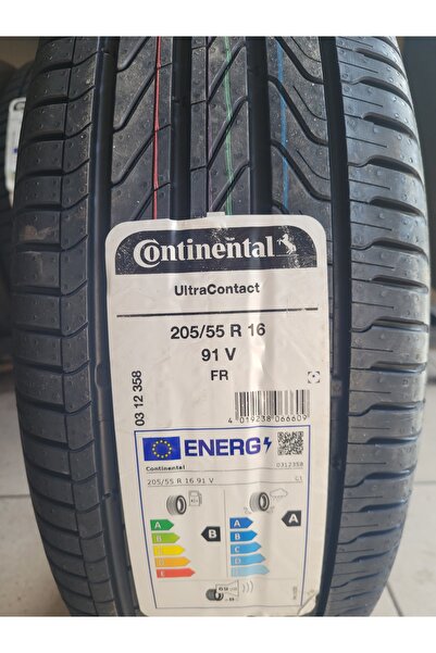 Continental 205/55R16 Ultra Contact 91V FR Set olarak (4 ADET) A serisi 69db ...