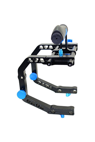 Generic Maner dublu C-Shaped pentru rig video DSLR