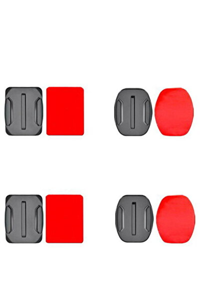 Generic Set pentru fixare cu 4 adezivi Flat si Curved Adhesive Mount +4 prind...