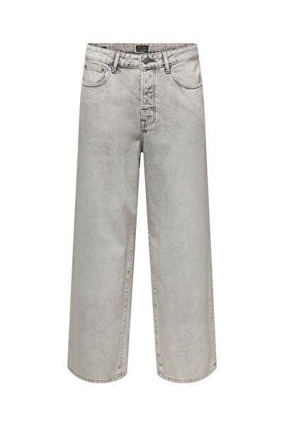 Only & Sons Jeans mit weitem Bein ONSREMI Mid Rise Weiter Beinschnitt Jeans