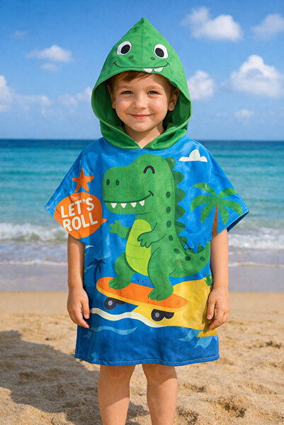 Dotamess Children's Poncho - Sea Towel - Beach Towel