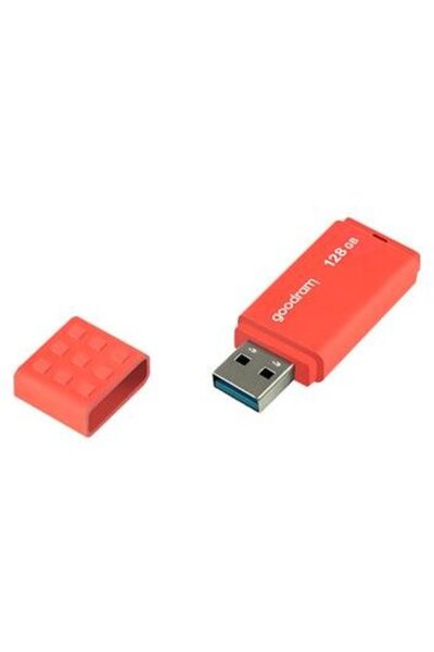 Goodram memory USB UME3 128GB USB 3.0 Portocaliu,Citire 60 MB/s, Scriere 20 MB/s