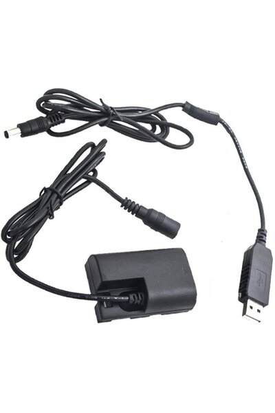 Generic Adaptor CA USB ACK-E6 cuplaj DR-E6 LP-E6 înlocuiește Canon