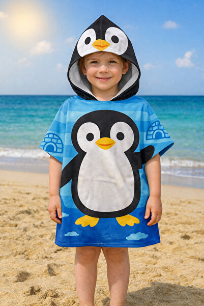 Dotamess Children's Poncho - Sea Towel - Beach Towel