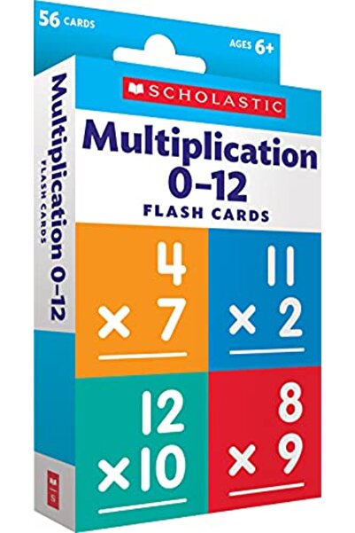 Scholastic Us Flash Cards: Multiplication 0 - 12