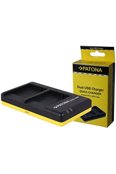 Patona Incarcator Rapid Dublu Baterii Panasonic BCG10E BCG10 cu Micro-USB 1955