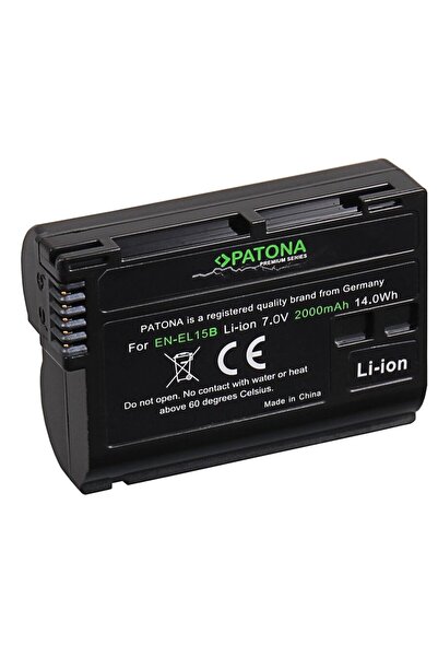 Patona Acumulator Premium EN-EL15 EN-EL15B 2000mAh compatibil Nikon-1224