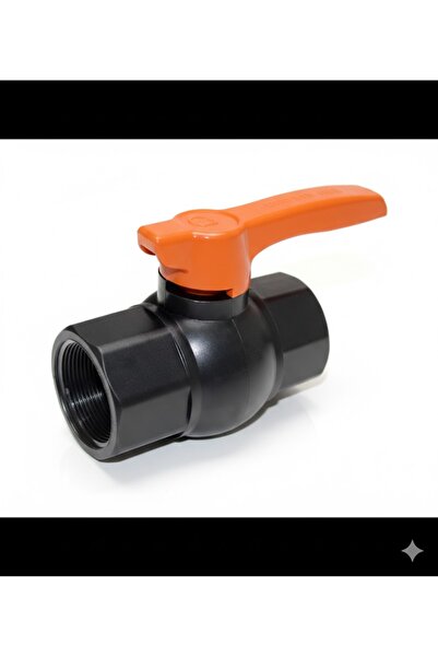 NETVALF PP Plastik Kollu Küresel Vana 3/4” (DN20) - 2 ADET