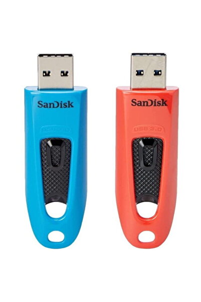 SanDisk Ultra, USB 3.0, 64 GBx2 pcs, Blue/Red