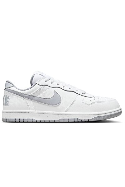 Nike Big Low Leather Unisex Sneaker Hakiki Deri Erkek Günlük Spor Ayakkabı Beyaz