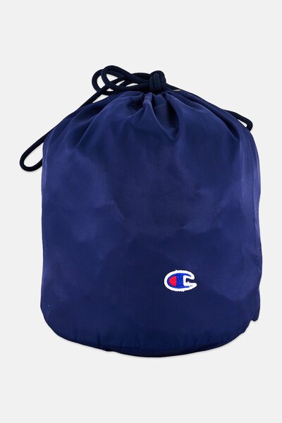 Champion Men Brand Logo Bucket Bag, Navy