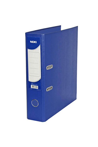 Noki Laminated Lever Arch File Int-Ext 7.5cm Navy Blue
