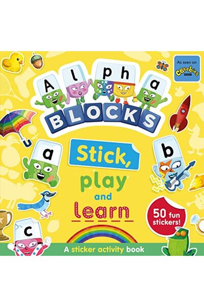 Sweet كتاب أنشطة ملصقات ألفا بلوكس: الصق، العب، وتعلّم
