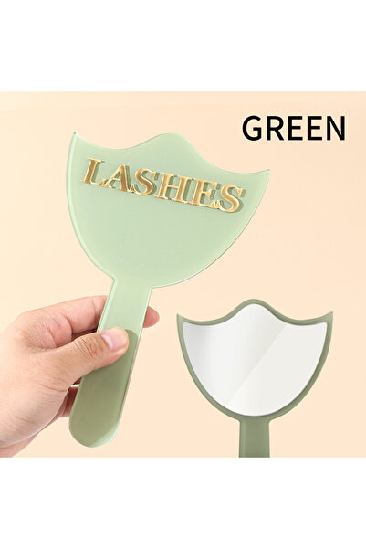 Choice1 مرآة احترافية خضراء لتطويل الرموش - زجاج عالي الوضوح، مع مقبض لتطويل ...