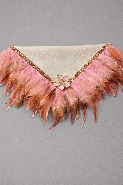 shop Turuncu İnci Taşlı Sunum Peçetesi