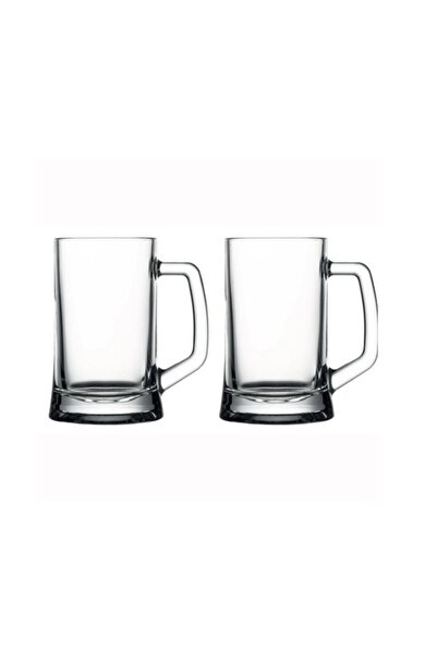 Borcam Set of 2 beer mugs, Pasabahce Pub, 380 ml