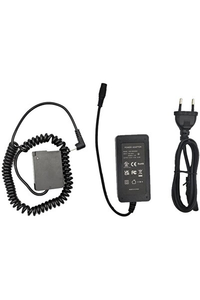 iShoot Alimentator Panasonic DMW-DCC8 8.4V 2A 230V EU Dummy Battery Camera Ad...