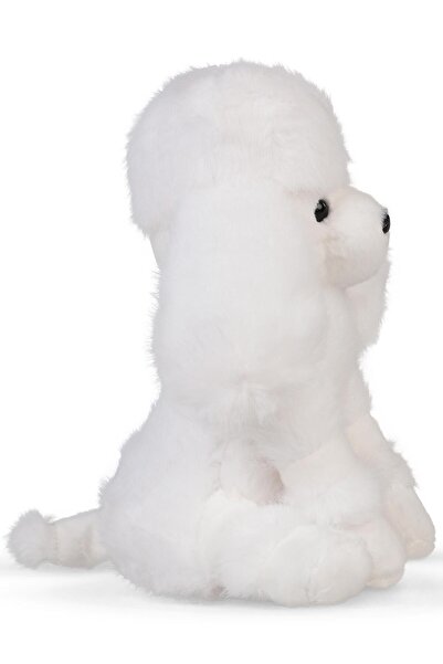 CAN OYUNCAK كلب بني أبيض بطول 25 سم مع آلة موسيقية - ستاندرد ستاندرد