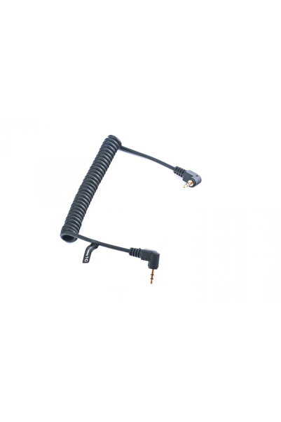 Commlite Sync / remote cable 2.5 – 3.5mm coiled 30-100cm