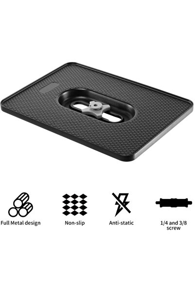 Generic Suport Pad Laptop cu Surub 1/4 sau 3/8 Tripod Tray Holder