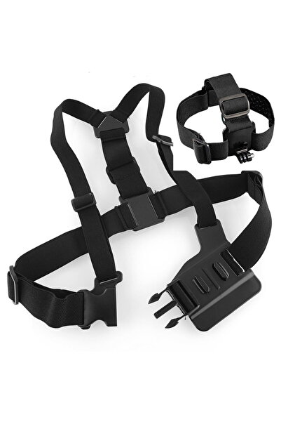 Generic Set Curea pt cap si Ham piept prindere compatibila GoPro, SJCAM GP59