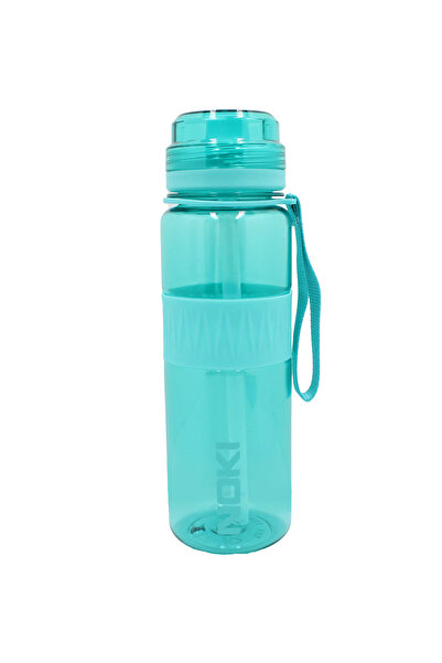 Noki Sticlă de apă Tritan 590ml cu capac cu filet și mâner de transport T-0114