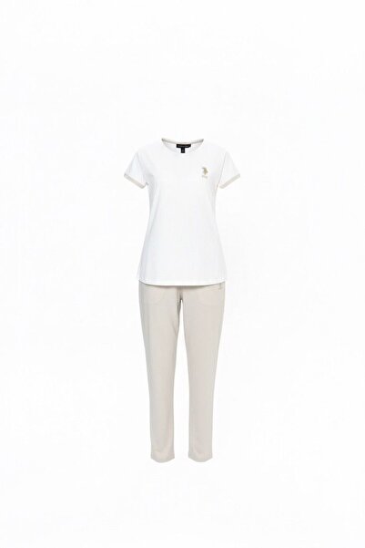 Arseno Γυναικείο σετ πιτζάμες 2 τεμαχίων από 100% βαμβάκι, με ίσια μπατζάκια ...