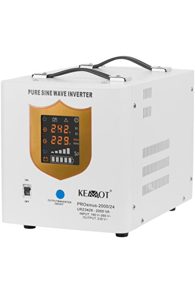 Kemot UPS centrale Sinus PUR 2000VA/1400W 24V Alb