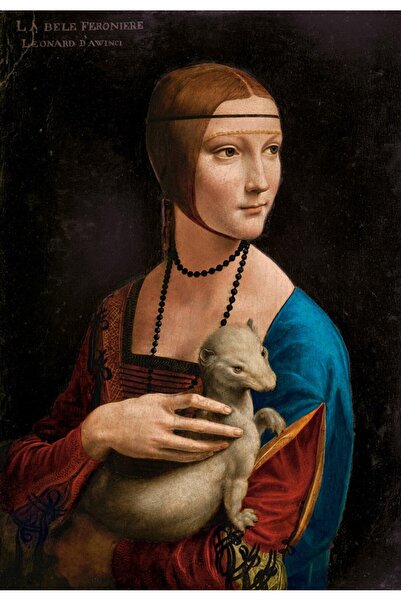 Castorland Puzzle 1000 pieces - Leonardo Da Vinci: Lady with the Ermine (Cast...