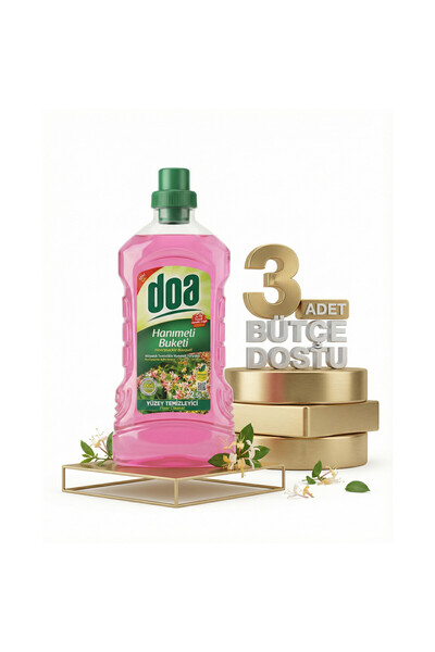 Doa Yüzey Temizleyici Hanımeli 3x2,5 Lt