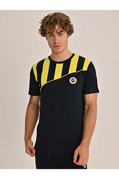 Fenerium ERKEK TRIBUN ÇUBUK BLOKLU TSHIRT