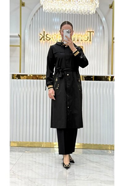 BELEN με κουκούλα Τρέντσες με Αξεσουάρ Τσέπης