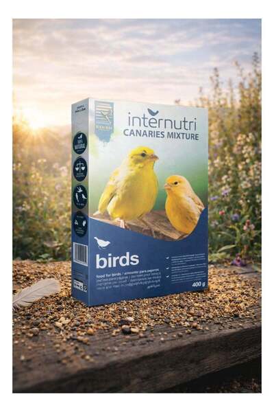 İnter Internetri Canary Food Mix – Complete Seed Mix for Canaries – Natural a...