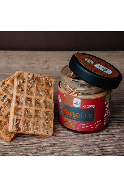 Allu Alunette - Cremă de alune cu agave, 200 g, bio