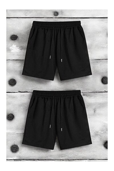 AEMİ Unisex Black Shorts