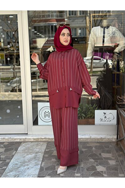 Ceremony İSTİRİDYE DETAYLI PANTOLONLU TAKIM