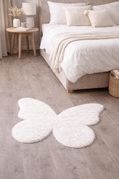 EYPRICH KUZU POST PELUŞ SÜET TABAN İNCE KELEBEK HALI - YUMUŞAK DOKULU TÜY