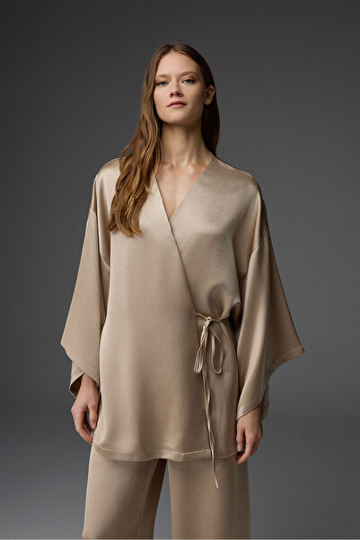 BONJOUR MADAME منسوج فيسكوز برباط جانبي طقم بنطلون سابرا BM-1812