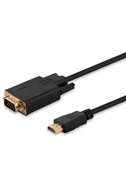 Savio Adaptor cablu video CL-103 1,8 m HDMI Tip A (Standard) VGA (D-Sub) Negru