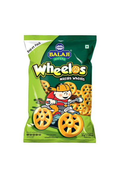Evergreen BALAJI WHEELOS MASALA WHEELS 55GM