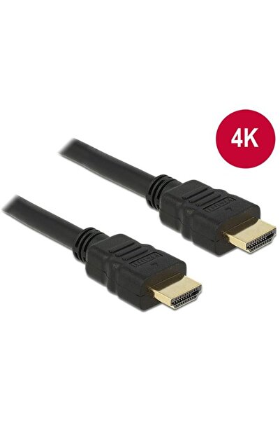 DELOCK Cablu HDMI de mare viteză cu Ethernet - HDMI A mascul > HDMI A mascul ...