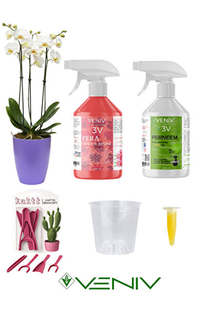 VENİV Orkide Bakım Yetiştirme ve Çoğaltma Seti- 9 Ürün