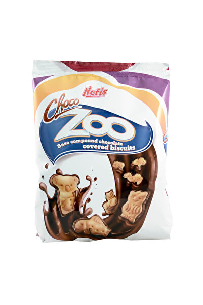 Nefis Animal-shaped chocolate biscuits CHOCO ZOO 200 gr, 1 display X 10 pcs