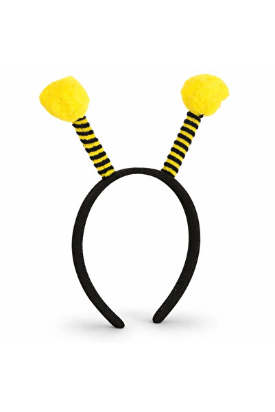 COjans Yellow Black Bee Crown with Antenna - Children's Bee Crown with Mega P...
