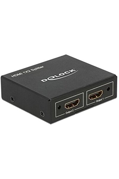 DELOCK Splitter HDMI albastru > 2x HDMI albastru 4K