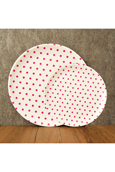 G Gültaş Melamin ve Plastik 6 Küçük (17,5 cm) + 6 Büyük (25 cm) Melamin Pasta...