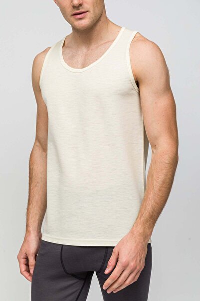 Od Sportswear Thermawool %100 Merino Yünü Termal Atlet 195 gr - Krem Rengi